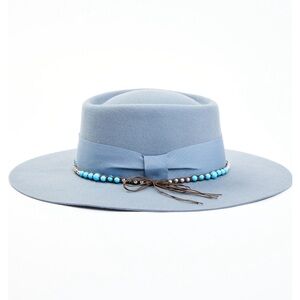 SHYANNE WOMEN'S DANCER TELESCOPE FELT WESTERN FASHION HAT without beaded trim